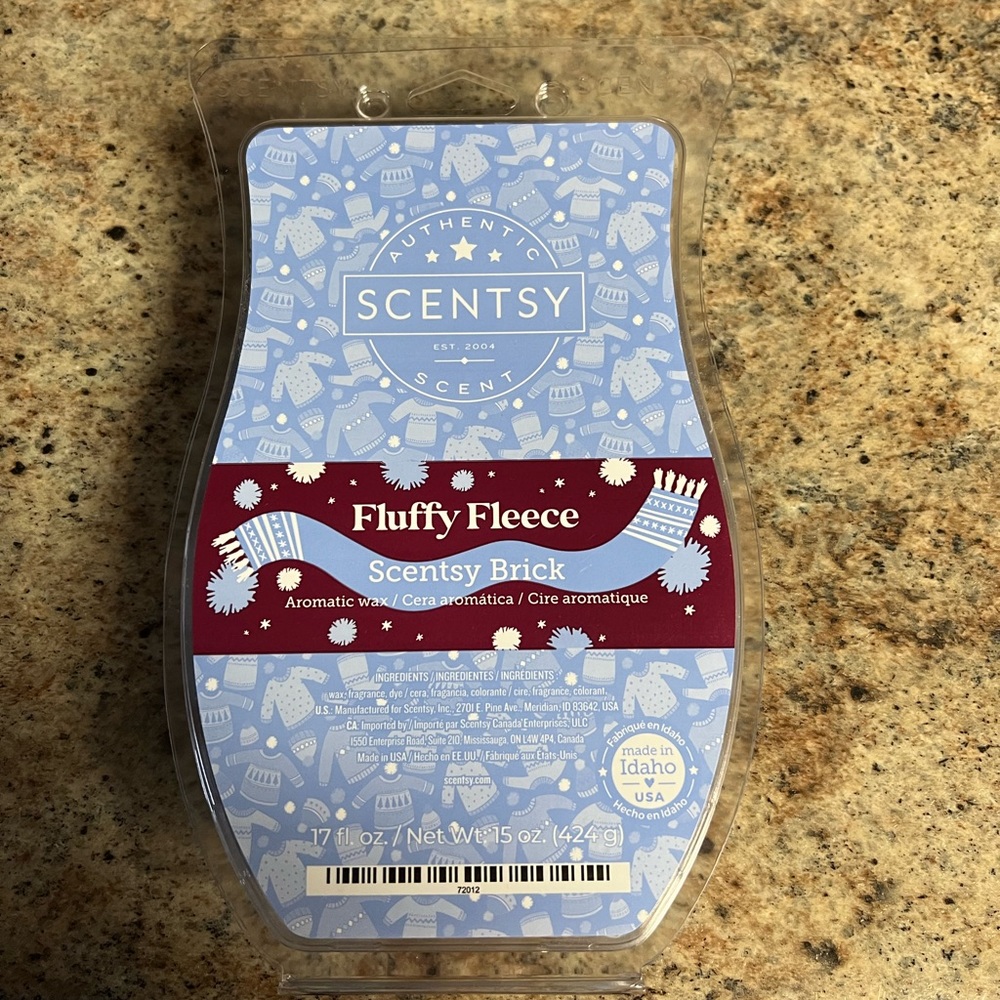 Scentsy brick in fluffy fleece